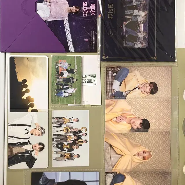 방탄 매직샵 엽서 포카 세트