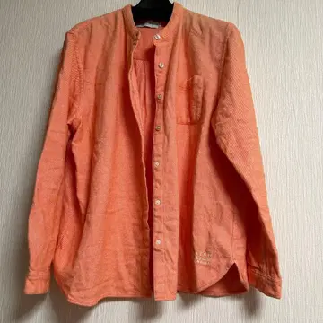 CROOCODILE 그룹 switchmotion 오렌지 버튼업 셔츠