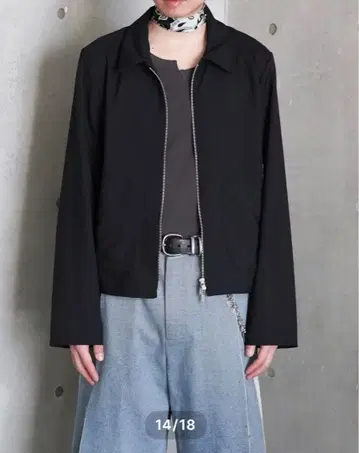 Hype-17 double zip drizzler jacket