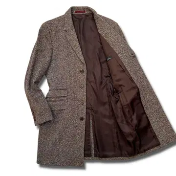 새상품급 PS Paul Smith 비익 트위드 울 체스터 코트 L