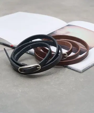 미사용 새상품 SHENERY 시너리 심플 벨트 블랙