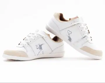 뱅크시 그래피티 사진 한정판 콜라보 스니커즈 25.5cm