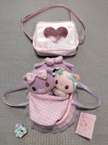 뮤클드리미 치아&뮤 마스코트 돌봄 세트와 미니백 세트