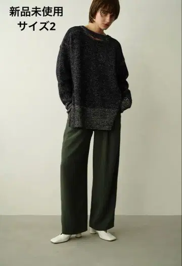 클라네 BASIC TUCK PANTS