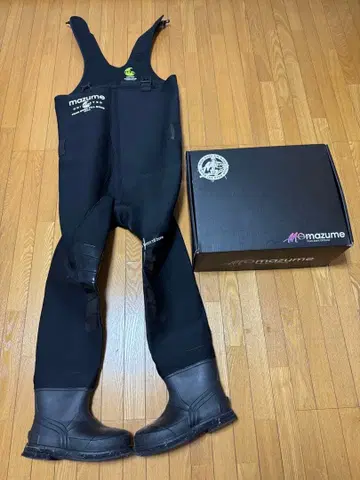 mazume MZBF-431 네오프렌 웨이더 블랙 M 새상품급