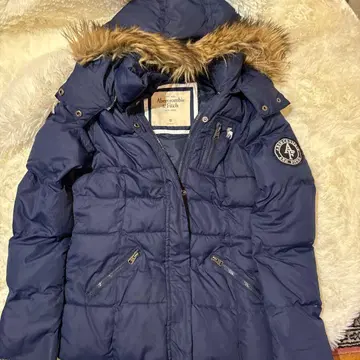 Abercrombie & Fitch 다운 자켓 S 네이비