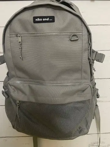 미사용 niko and - 그레이 백팩 백팩