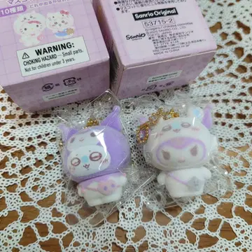 산리오 치이카와 (먼작귀) 시크릿 플로키 마스코트 참 쿠로미