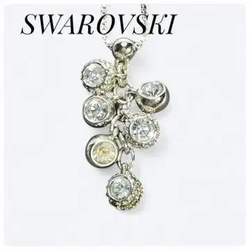 스와로브스키 Swarovski 크리스탈 스톤 목걸이 실버