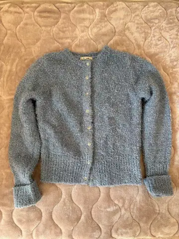 Whim Gazette 스팽글 가디건 자켓 블루