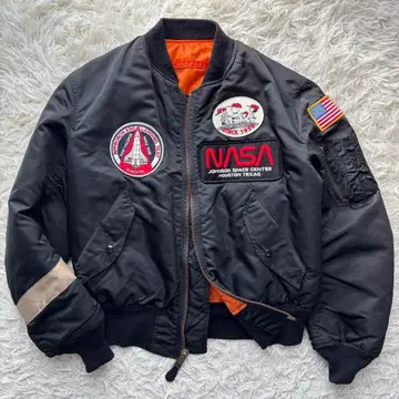 [ 초레어 새상품급 ] 알파 MA-1 USA제 나사 스누피 리버서블