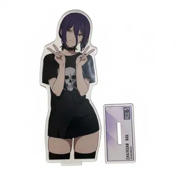 레제 아크릴 스탠드 스컬 T셔츠