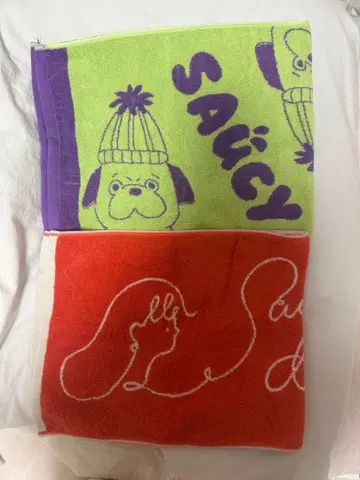 SaucyDog 타월 2개 세트