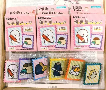 오분구토이잇쇼 우표형 배지 컴플리트 6개 세트