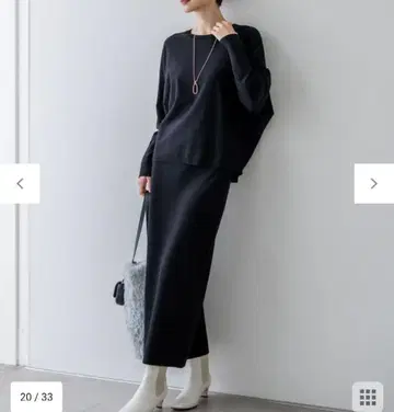 23구 금기 [세탁 가능] 비스코스 스트레치 돌먼 슬리브 니트