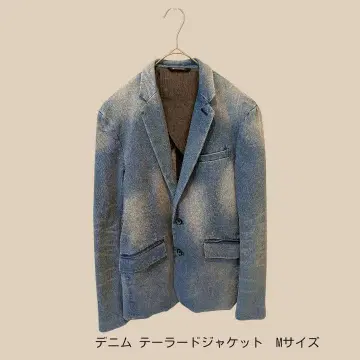 데님 테일러드 자켓 Black by VANQUISH M 새상품급