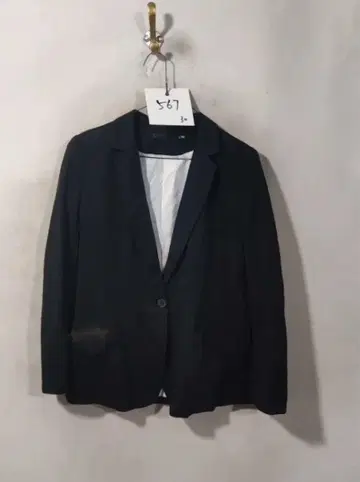 테일러드 자켓 블랙 / 싱글 버튼