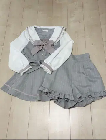 리즈리사 세일러 카라 셋업 그레이 긴팔