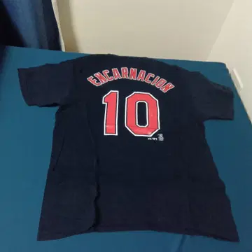 에드윈 엔카르나시온 택 없음 T셔츠 MLB 클리블랜드 인디언스