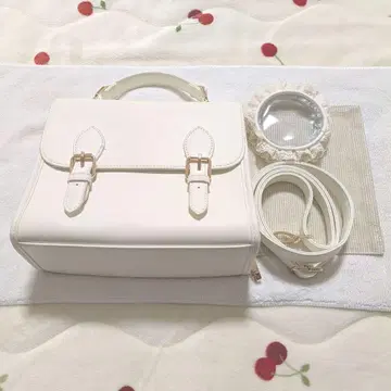 WEGO 새첼 이타 숄더 백 화이트 이타백