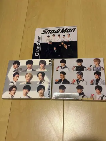 Snow Man Grandeur & D.D. CD 3장 세트