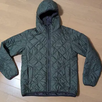 AIGLE 올리브 그린 후드 부착 아우터