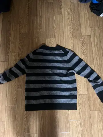 스트라이프 니트 스웨터 보더 archive y2k