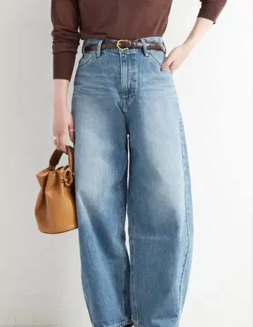 2025B.C.STOCK 워셔블 / LEE/리 별주 커브 팬츠