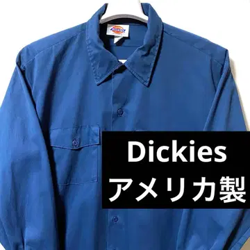 긴팔 셔츠 XL 무지 워크 셔츠 네이비 네이비 90S 미국제