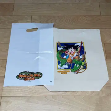 드래곤볼 스토어 한정판 손오공 토트백 dragon ball 쇼핑백