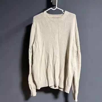 ST. JOHN'S BAY 베이지 니트 스웨터 M