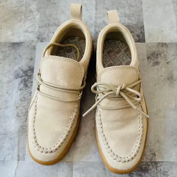 PUMA 스웨이드 모카신 스니커즈 SnowMan 앰버서더 22.5cm