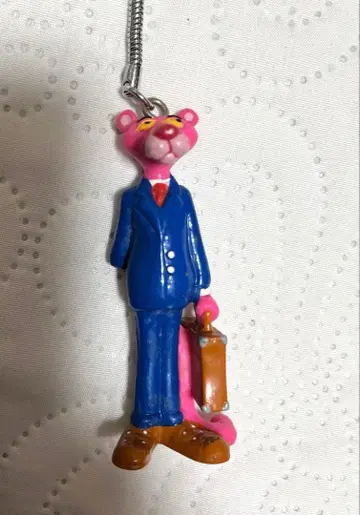 핑크 팬서 키링 레트로