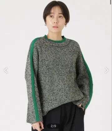 CAST: 캐스트 콜론 캐스트 삼양상회 니트 상의 그린