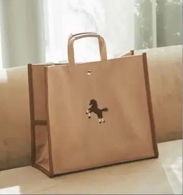 seventen by miho kawahito 토트백 베이지 대