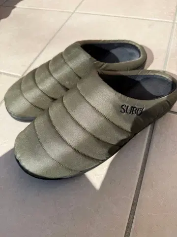 SUBU 올리브 슬리퍼