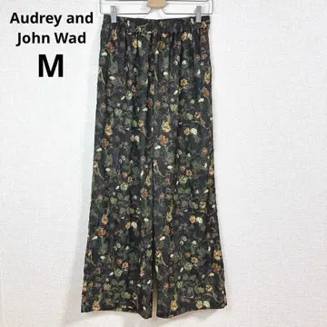 [오드리앤존와드] 와이드 팬츠 꽃무늬 예쁜 캐주얼 M
