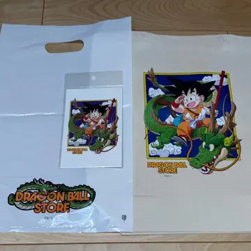 드래곤볼 스토어 손오공 토트백 엽서 dragon ball