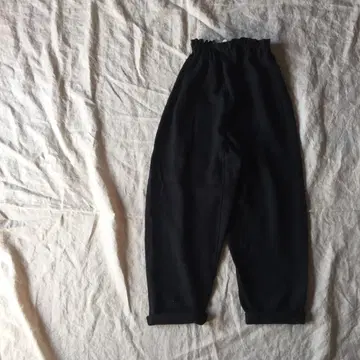 린넨울 몸빼 블랙