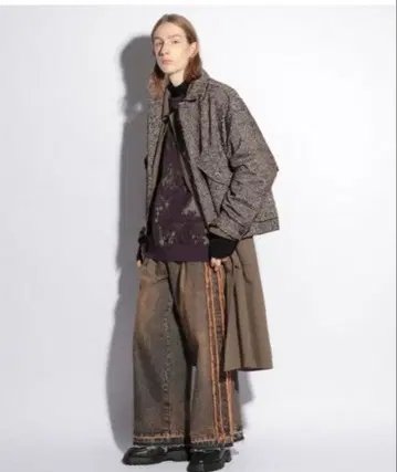 컷오프 트위드 블루종 HARE 하레 자켓