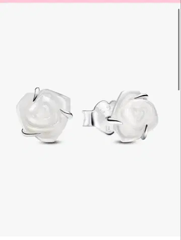 정가 8250엔 pandora 완판 장미 귀걸이