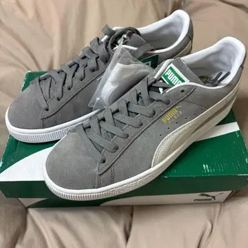 PUMA 스웨이드 그레이 스니커즈 SnowMan 아베 료헤이
