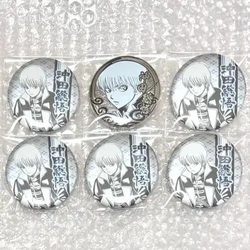 은혼 오키타 소고 데컬렉션 실버 소울 캔뱃지 6개