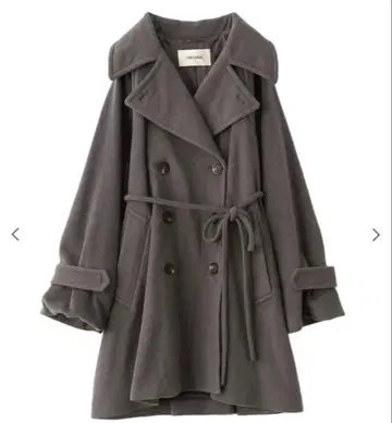 COCO DEAL 미들 기장 울 트렌치코트