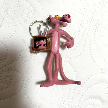 핑크 팬서 키링 레트로