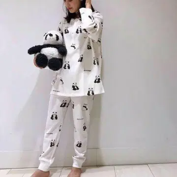 젤라또피케 팬더 무늬 파자마 상하의 셋업
