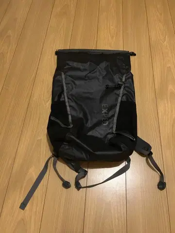 EXPED 롤탑 백팩 블랙