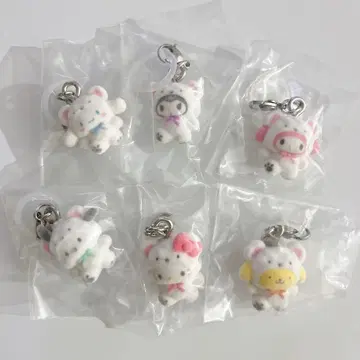 산리오 메지루시 액세서리 포근포근 스노우 컴플리트 세트