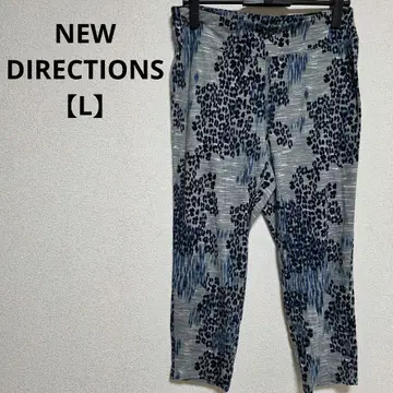 NEW DIRECTIONS [ L ] 레오파드 무늬 캐주얼 팬츠