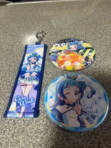 너와 아이돌 프리큐어 큐어 잉크 캔뱃지 타월 키링